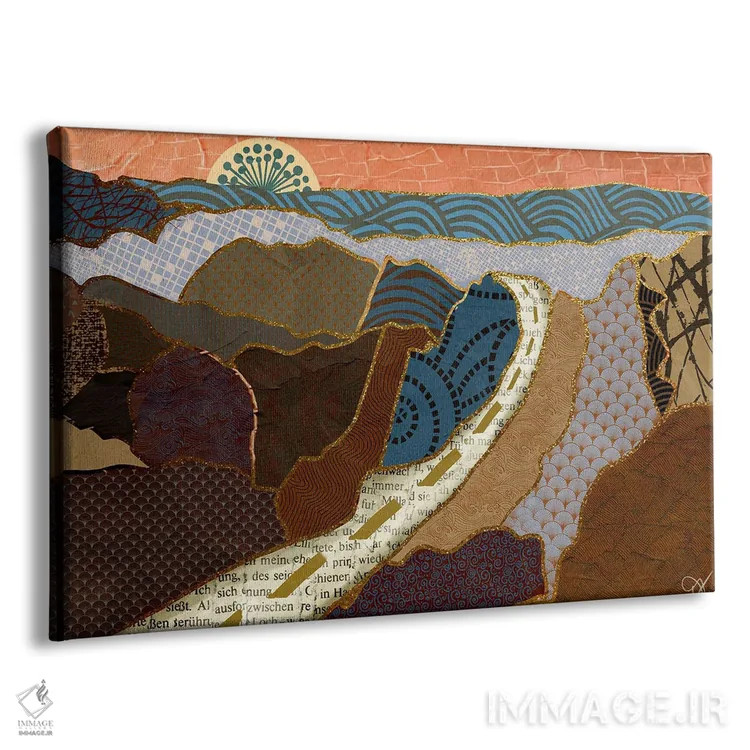 تابلو جاده کوهستانی اثر دارلا فرارا - نمای پرسپکتیو محصول