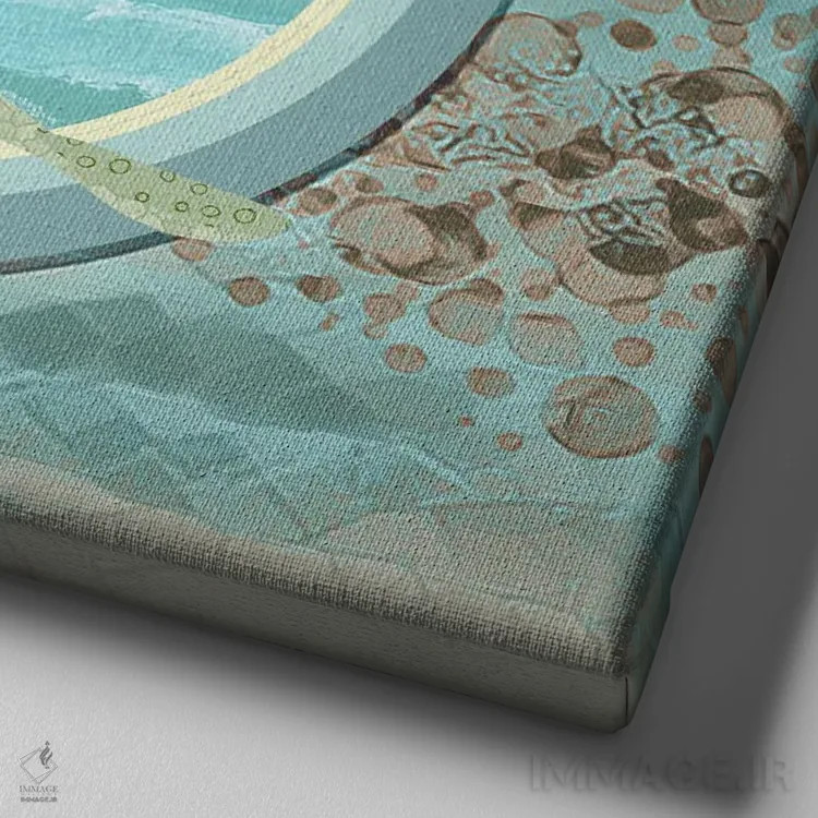 تابلو جغد اثر دارلا فرارا - نمای نزدیک بافت بوم