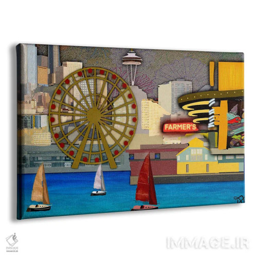 تابلو سیاتل (آمریکا) اثر دارلا فرارا - نمای پرسپکتیو محصول