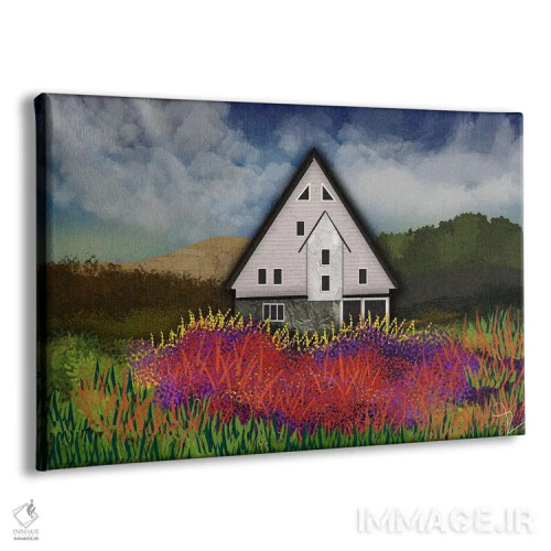 تابلو باغ گل اثر دارلا فرارا - نمای پرسپکتیو محصول