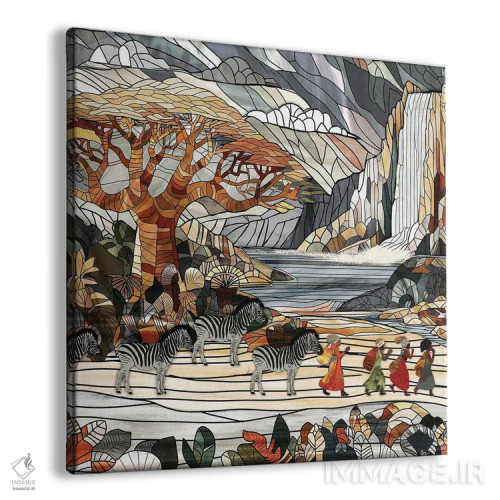 تابلو آفریقا اثر دارلا فرارا - نمای پرسپکتیو محصول