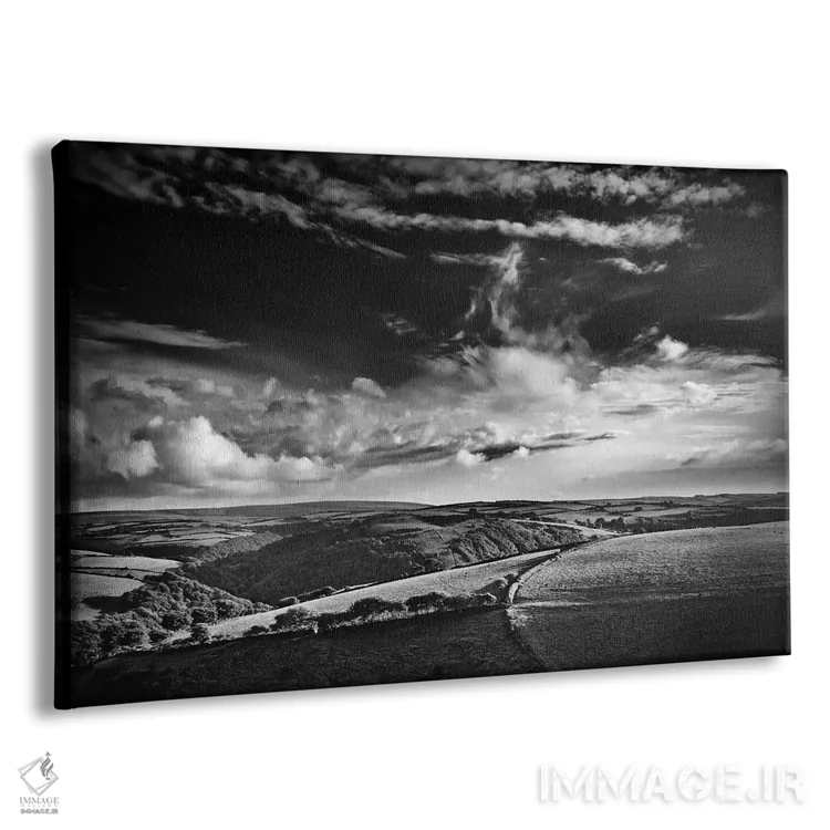 تابلو Southwest Region, England, United Kingdom,چشمانداز بر فراز اکسمور، جنوبغربی انگلستان، بریتانیا اثر دوریت فوگ - نمای پرسپکتیو محصول