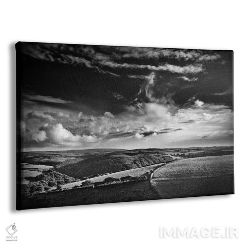 تابلو Southwest Region, England, United Kingdom,چشمانداز بر فراز اکسمور، جنوبغربی انگلستان، بریتانیا اثر دوریت فوگ - نمای پرسپکتیو محصول