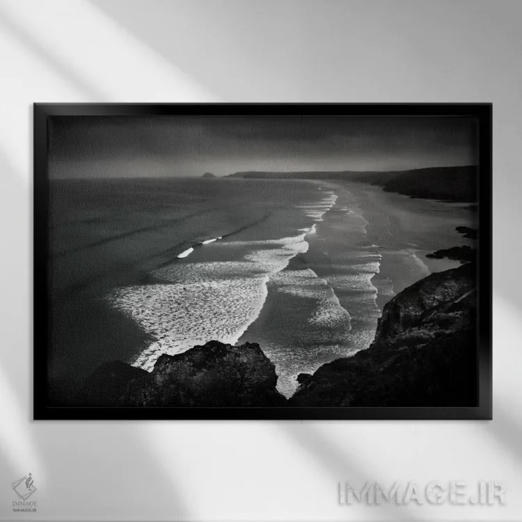 تابلو Cornwall, England, United Kingdom,پرنپورت، کورنوال، انگلستان، بریتانیا اثر دوریت فوگ - نمای قابدار مشکی