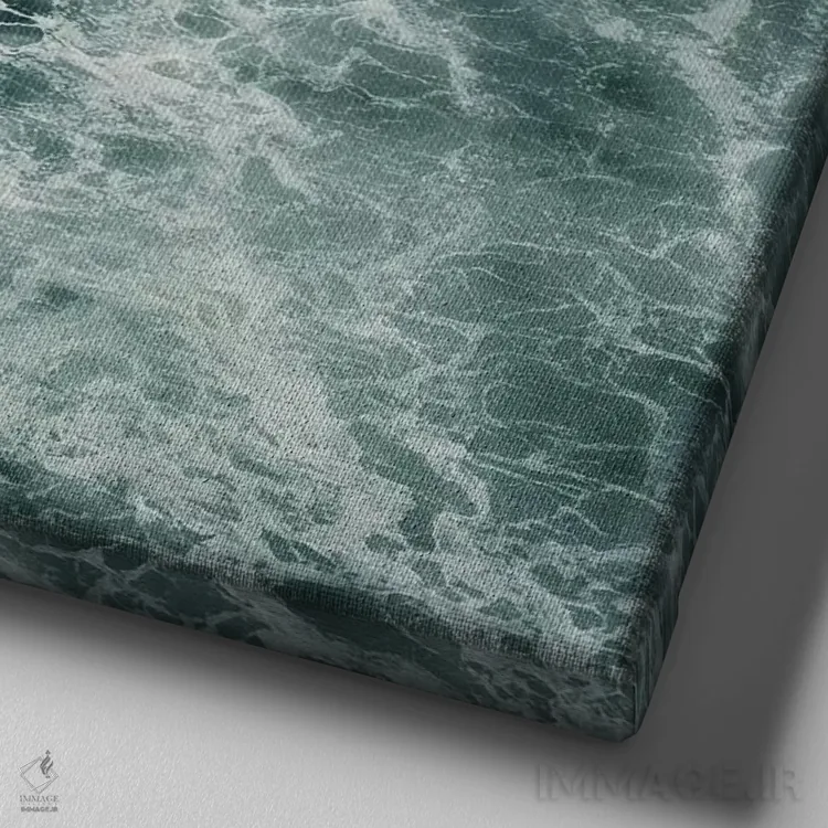 تابلو آکوا دو (لعاب یا آب) اثر دوریت فوگ - نمای نزدیک بافت بوم