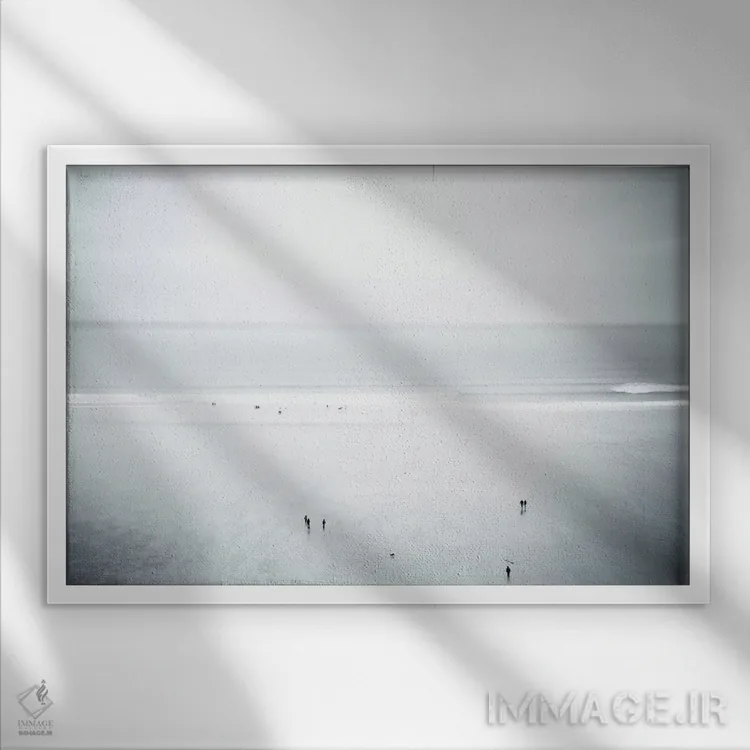 تابلو Cornwall, England, United Kingdom,خلیج واترگیت، کورنوال، انگلستان، بریتانیا اثر دوریت فوگ - نمای قابدار سفید