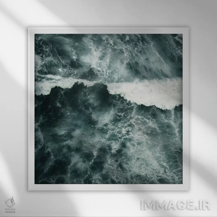 تابلو آکوا دو (لعاب یا آب) اثر دوریت فوگ - نمای قابدار سفید