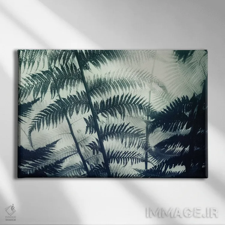تابلو گیاهشناسی دو اثر دوریت فوگ - نمای روبهرو روی دیوار