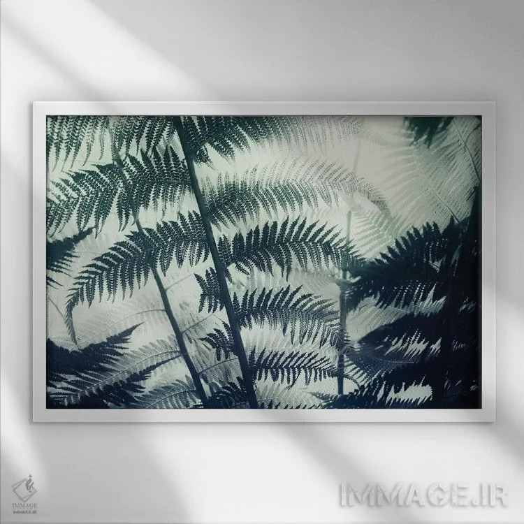 تابلو گیاهشناسی دو اثر دوریت فوگ - نمای قابدار سفید