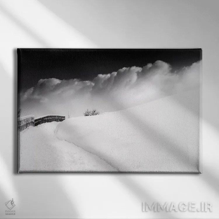 تابلو در کوههای اره (اور) اثر دوریت فوگ - نمای روبهرو روی دیوار