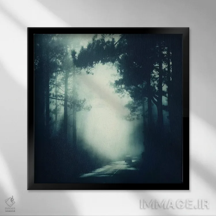 تابلو گذرگاه اثر دوریت فوگ - نمای قابدار مشکی
