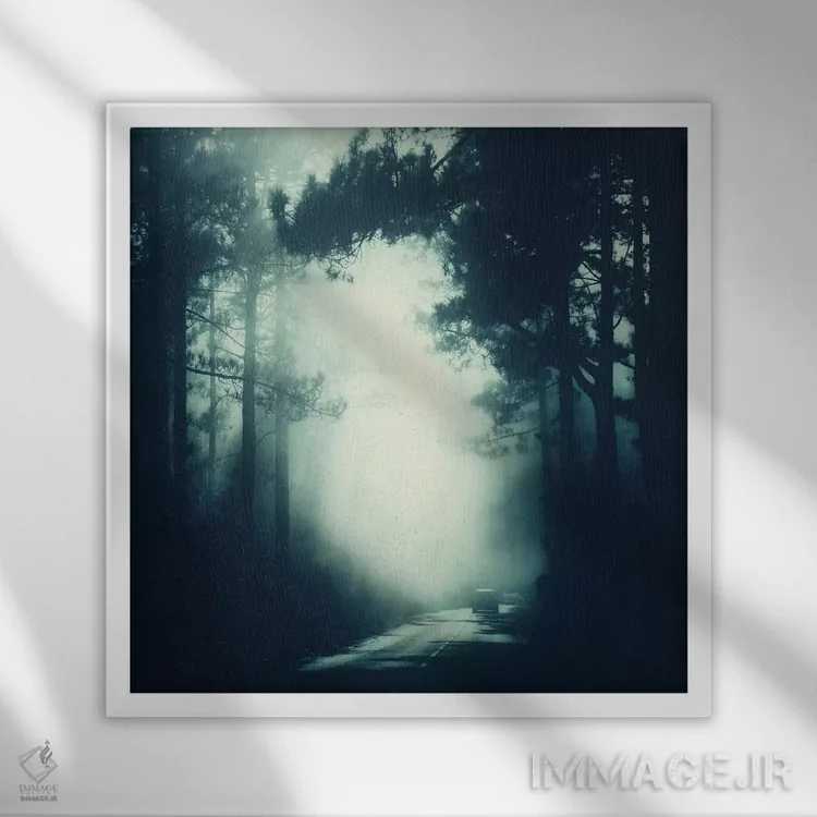 تابلو گذرگاه اثر دوریت فوگ - نمای قابدار سفید