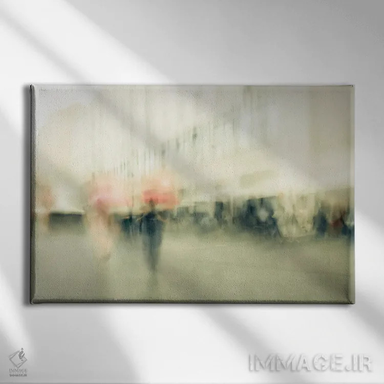 تابلو شنبه در شهر اثر دوریت فوگ - نمای روبهرو روی دیوار