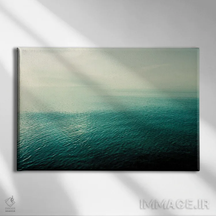 تابلو منظرهٔ اقیانوس اثر دوریت فوگ - نمای روبهرو روی دیوار