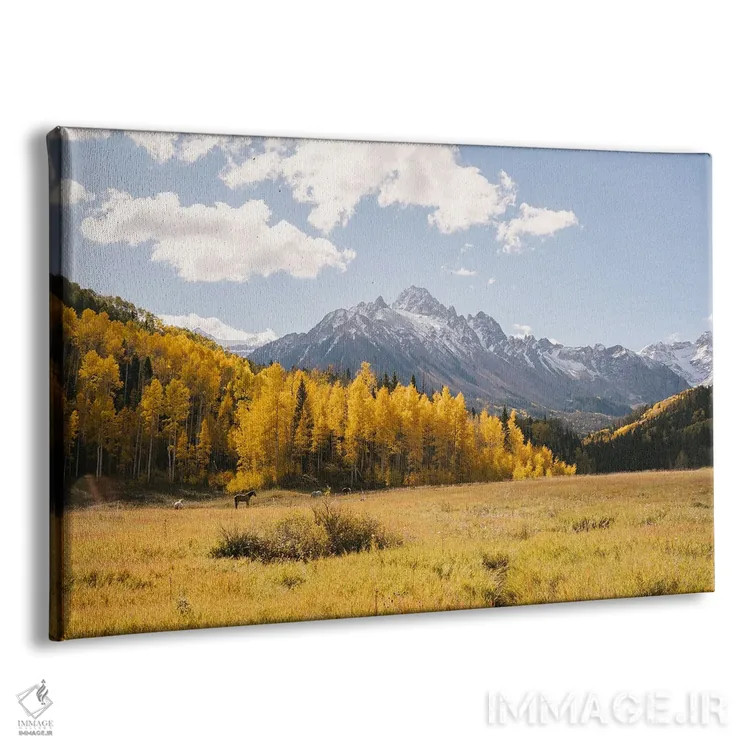 تابلو کوه اسنفلس پوشیده از برف در پاییز (کلرادو) اثر دنیل گارسیا - نمای پرسپکتیو محصول