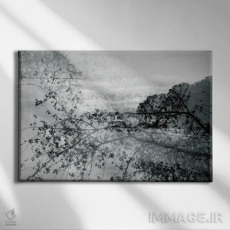 تابلو آواز کنار رودخانه اثر دوریت فوگ - نمای روبهرو روی دیوار