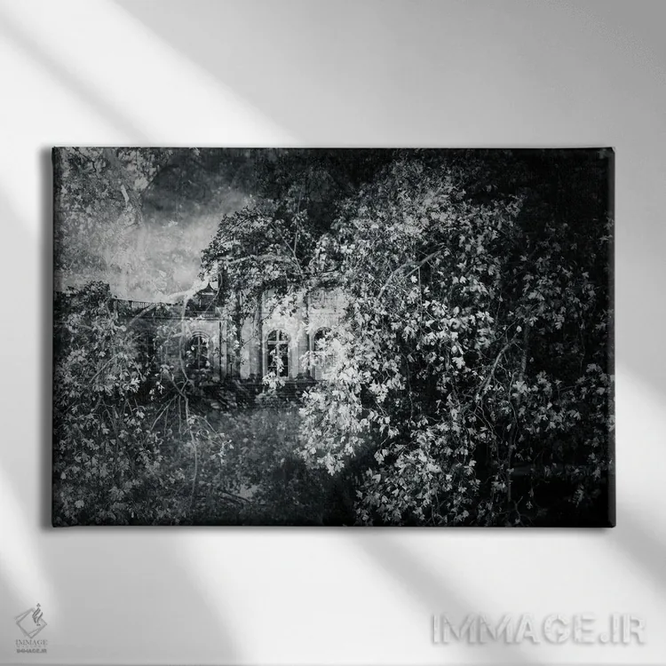 تابلو قلعه باغ اثر دوریت فوگ - نمای روبهرو روی دیوار