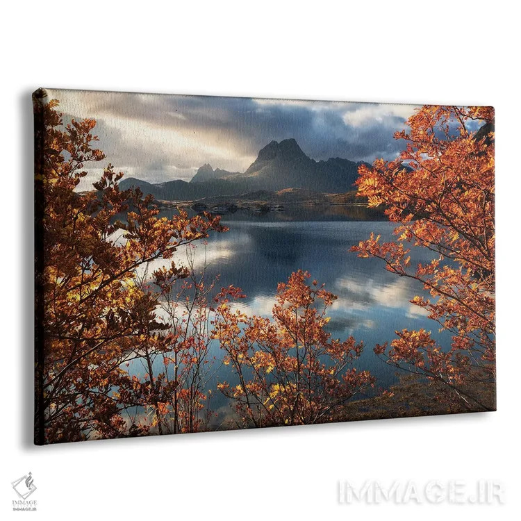 تابلو صبح پاییزی در جزایر لوفوتن اثر دنیل گاستاگر - نمای پرسپکتیو محصول