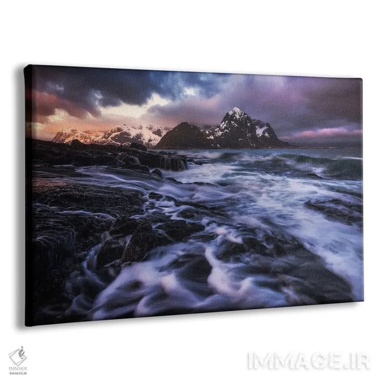 تابلو ساحل رمزآلود لوفوتن اثر دنیل گاستاگر - نمای پرسپکتیو محصول