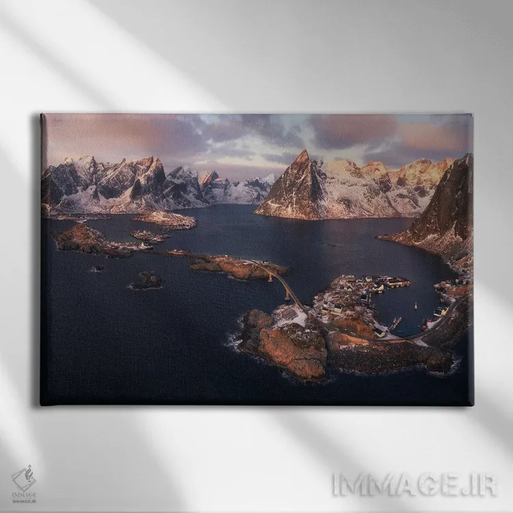 تابلو پانورامای هامنوی از بالا اثر دنیل گاستاگر - نمای روبهرو روی دیوار