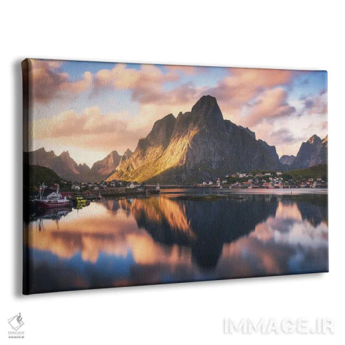 تابلو عصر تابستان طلایی در جزایر لوفوتن اثر دنیل گاستاگر - نمای پرسپکتیو محصول