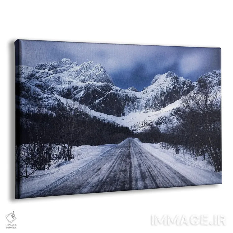 تابلو جاده کوهستانی اسرارآمیز در جزایر لوفوتن اثر دنیل گاستاگر - نمای پرسپکتیو محصول