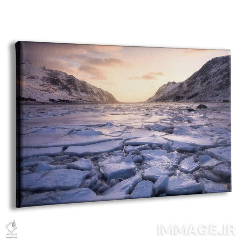 تابلو عصر زمستانی یخزده در جزایر لوفوتن اثر دنیل گاستاگر - نمای پرسپکتیو محصول