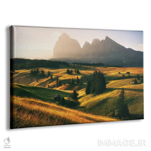 تابلو صبح تابستانی آرام در آلپه دی سوییسی اثر دنیل گاستاگر - نمای پرسپکتیو محصول