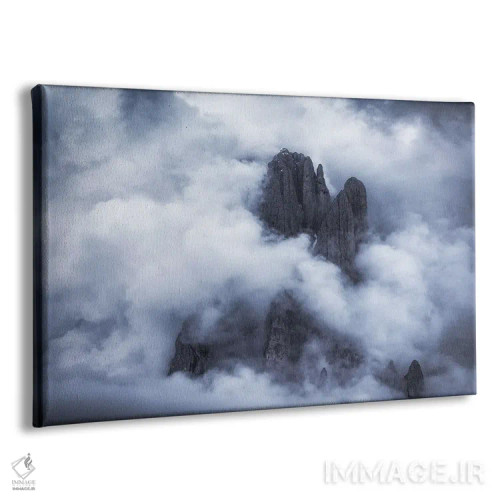 تابلو قله ابری در دولومیت اثر دنیل گاستاگر - نمای پرسپکتیو محصول