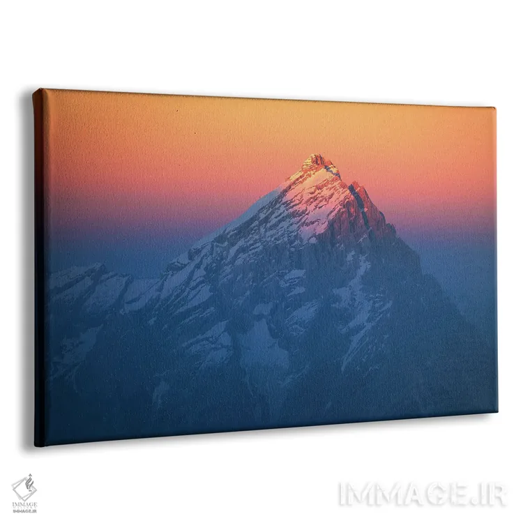 تابلو غروب رنگارنگ در دولومیت اثر دنیل گاستاگر - نمای پرسپکتیو محصول