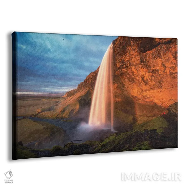 تابلو غروب طوفانی در سلیالاندزفوس (ایسلند) اثر دنیل گاستاگر - نمای پرسپکتیو محصول