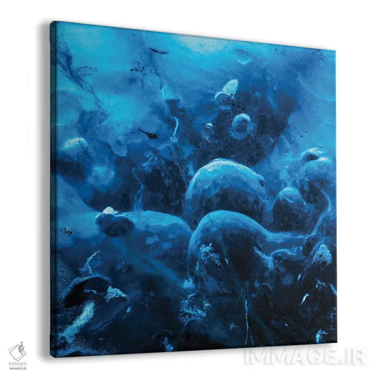 تابلو انتزاعی یخی اثر دنیل گاستاگر - نمای پرسپکتیو محصول