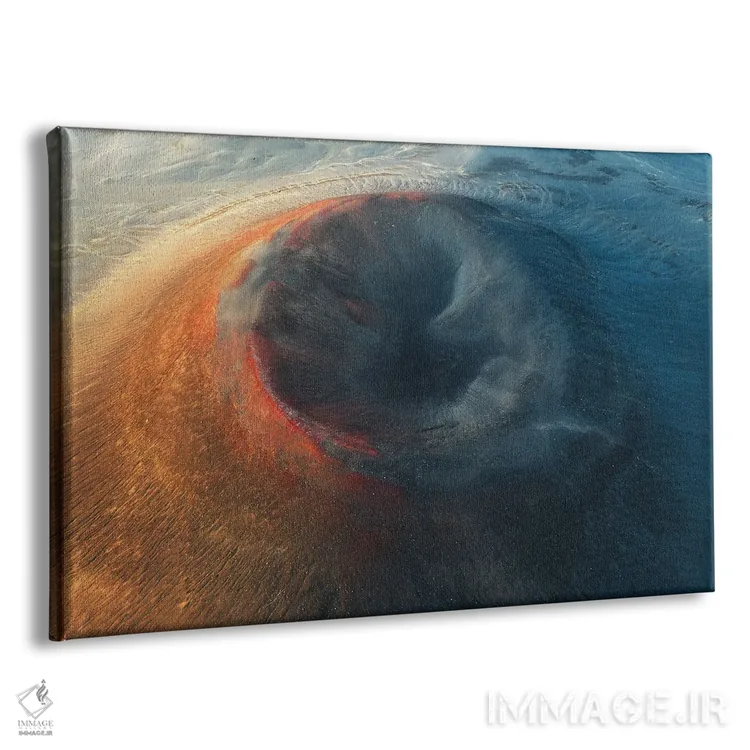 تابلو تضاد رنگ در ارتفاعات ایسلند اثر دنیل گاستاگر - نمای پرسپکتیو محصول