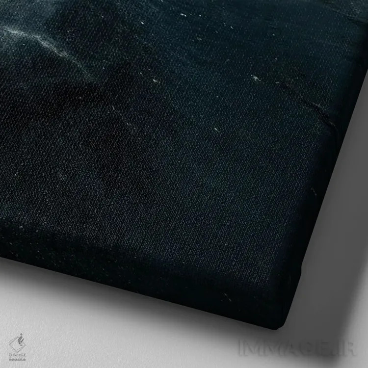 تابلو دهانه سیاه در ارتفاعات ایسلند اثر دنیل گاستاگر - نمای نزدیک بافت بوم