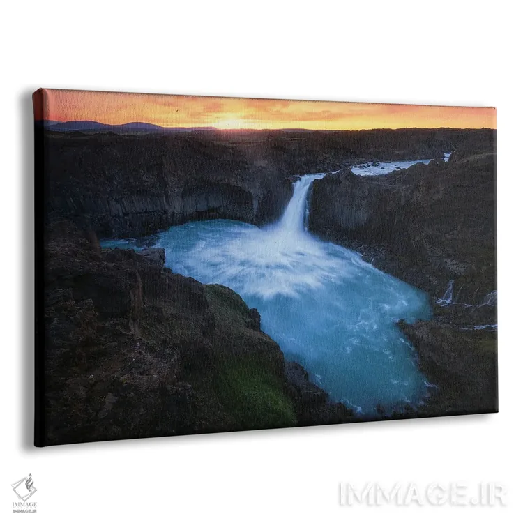 تابلو طلوع تابستانی در شمال ایسلند اثر دنیل گاستاگر - نمای پرسپکتیو محصول