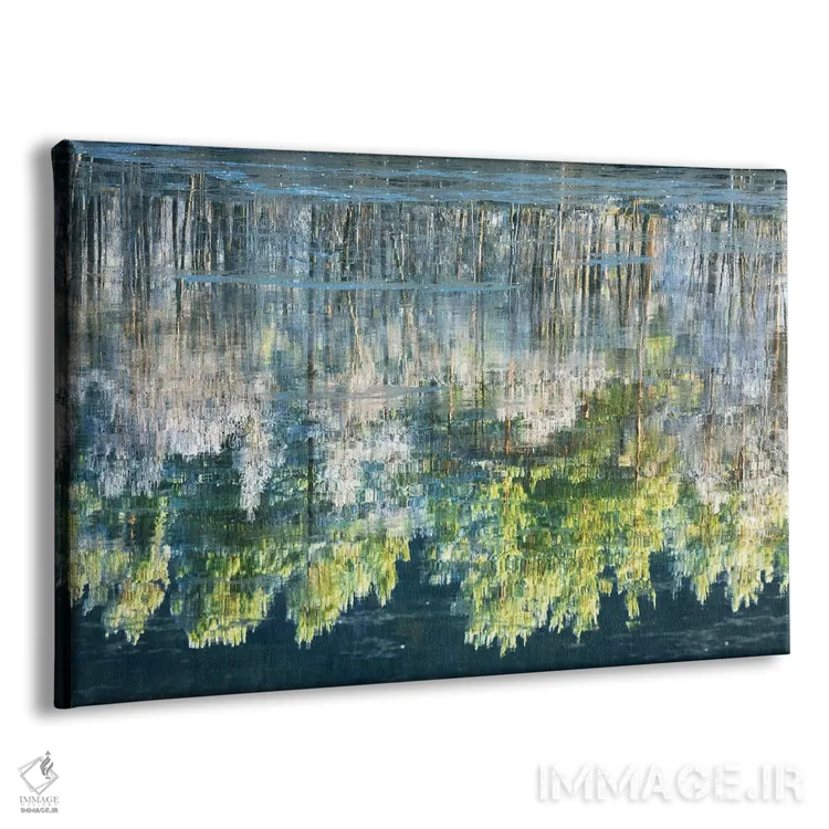 تابلو بازتاب رنگی رودخانه اثر دنیل گاستاگر - نمای پرسپکتیو محصول