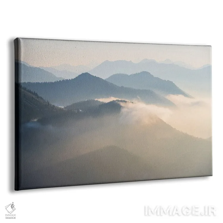 تابلو صبح مهآلود در آلپ باواریا (آلمان) اثر دنیل گاستاگر - نمای پرسپکتیو محصول