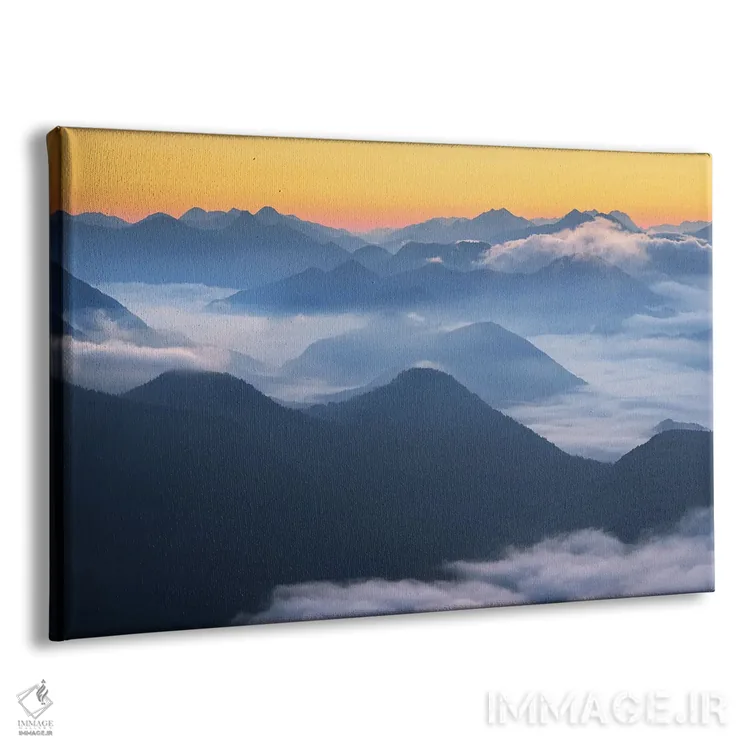 تابلو سپیدهدم در آلپ باواریا (آلمان) اثر دنیل گاستاگر - نمای پرسپکتیو محصول