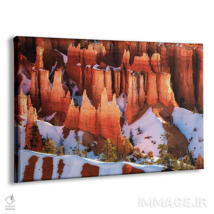 تابلو صبح زمستانی در پارک ملی برایس کنیون (یوتا) اثر دنیل گاستاگر - نمای پرسپکتیو محصول