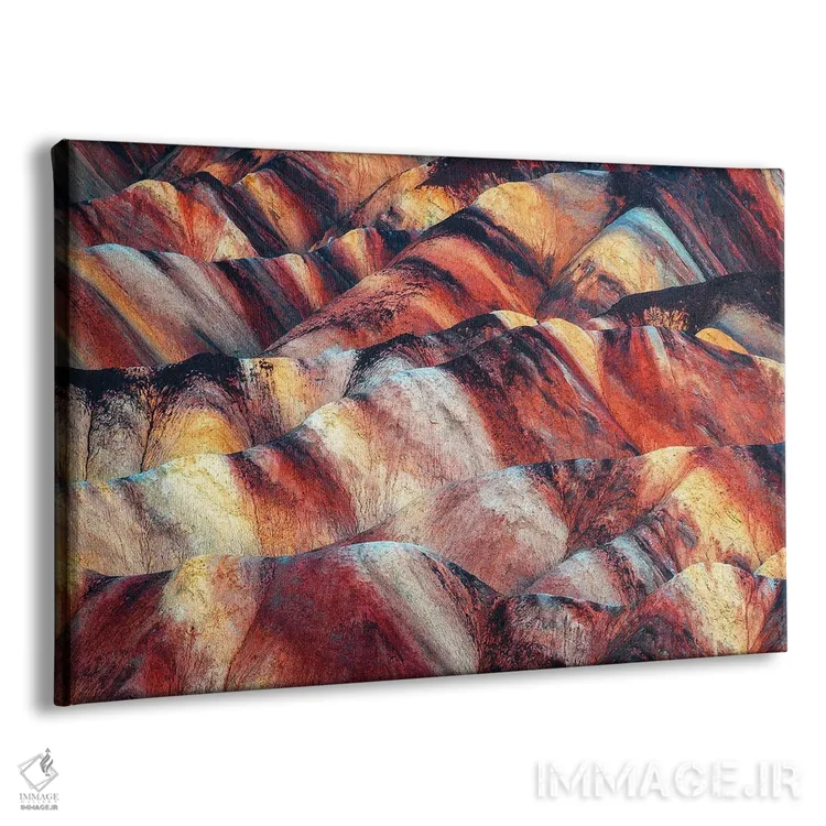 تابلو رنگهای بدلندز (ناحیه بدلندز) اثر دنیل گاستاگر - نمای پرسپکتیو محصول