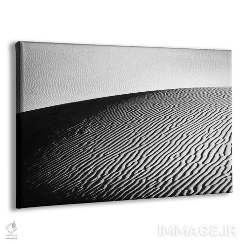 تابلو بیابان در سیاه و سفید اثر دنیل گاستاگر - نمای پرسپکتیو محصول