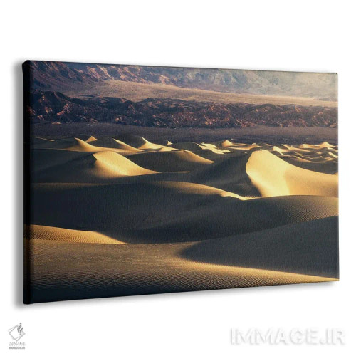 تابلو تپههای شنی طلایی در دره مرگ اثر دنیل گاستاگر - نمای پرسپکتیو محصول