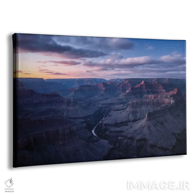 تابلو گرند کنیون هنگام گرگ و میش (آریزونا) اثر دنیل گاستاگر - نمای پرسپکتیو محصول