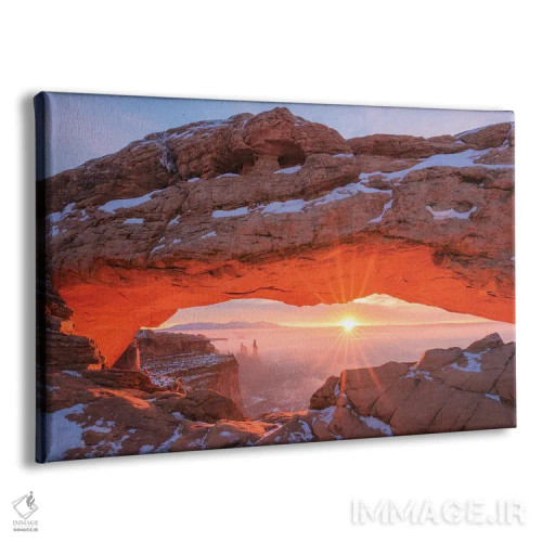 تابلو طلوع زمستانی در مسا آرچ (یوتا) اثر دنیل گاستاگر - نمای پرسپکتیو محصول