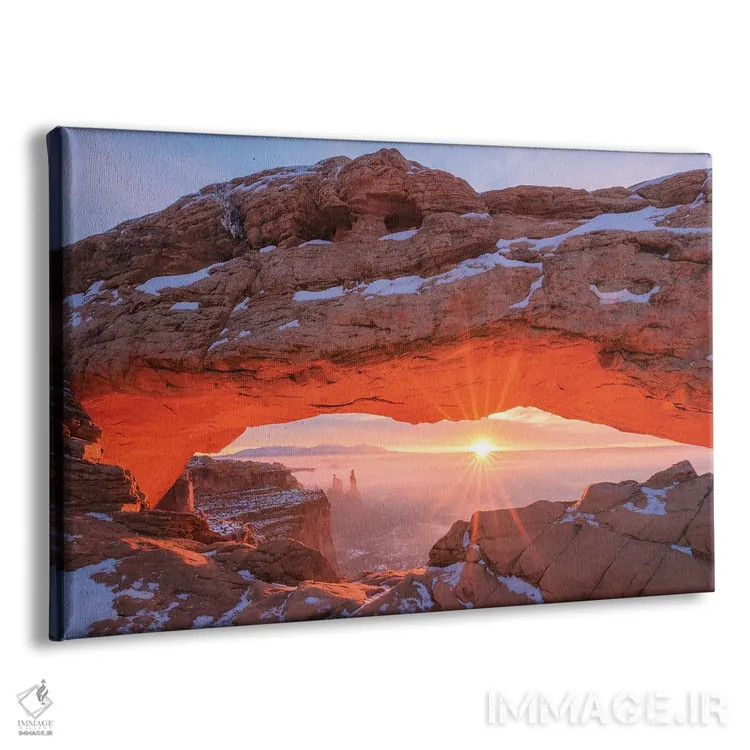 تابلو طلوع زمستانی در مسا آرچ (یوتا) اثر دنیل گاستاگر - نمای پرسپکتیو محصول