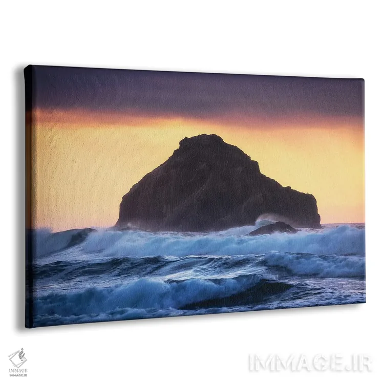 تابلو غروب ساحل وحشی بندن اثر دنیل گاستاگر - نمای پرسپکتیو محصول