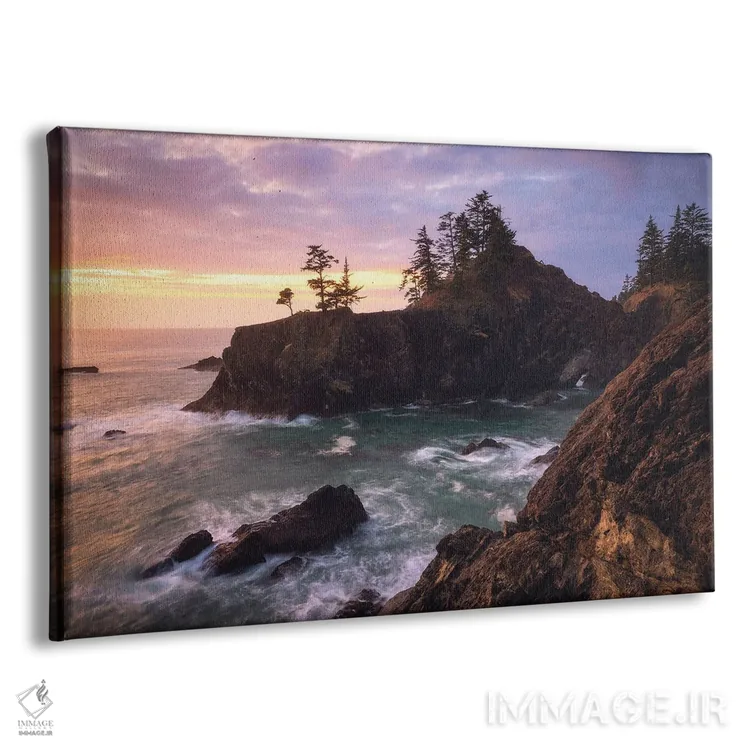 تابلو غروب در ساحل وحشی اورگن اثر دنیل گاستاگر - نمای پرسپکتیو محصول