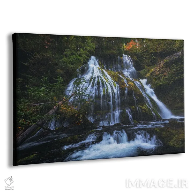 تابلو پاییز در آبشار پنتر کریک (آمریکا) اثر دنیل گاستاگر - نمای پرسپکتیو محصول