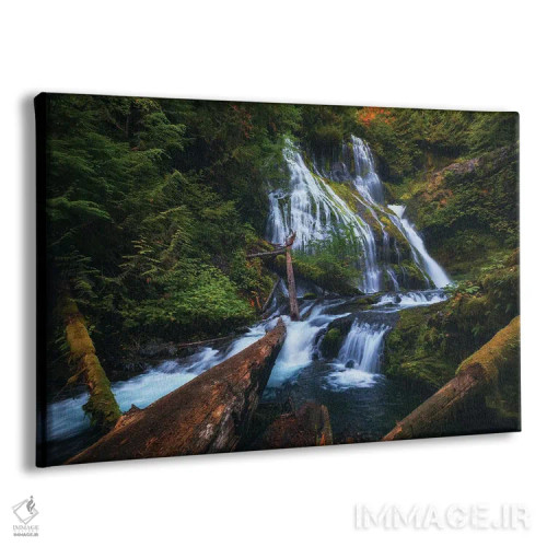 تابلو آبشار پنتر کریک در واشنگتن اثر دنیل گاستاگر - نمای پرسپکتیو محصول