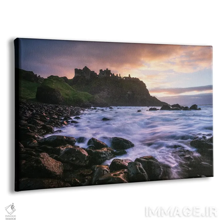 تابلو غروب در ساحل ایرلند شمالی اثر دنیل گاستاگر - نمای پرسپکتیو محصول